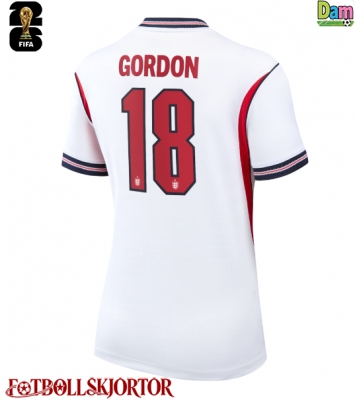 England Anthony Gordon #18 Hemmatröja Dam VM 2026 Kortärmad